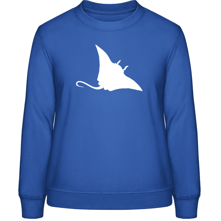 Manta Ray Silhouette Sweatshirt för kvinnor 0 image