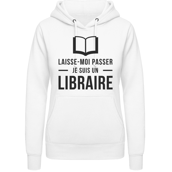 Laisse-moi passer je suis un libraire Frauen Kapuzenpulli 0 image