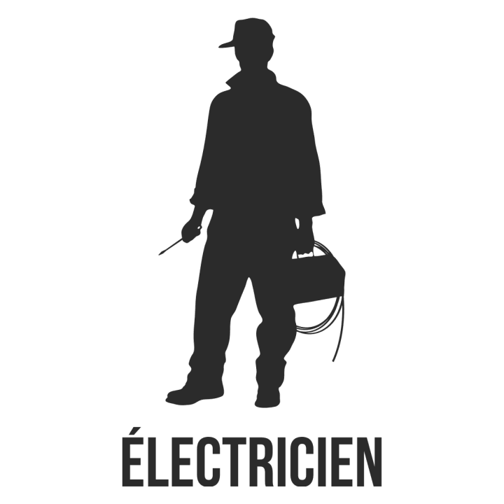 Électricien Silhouette Långärmad skjorta 0 image