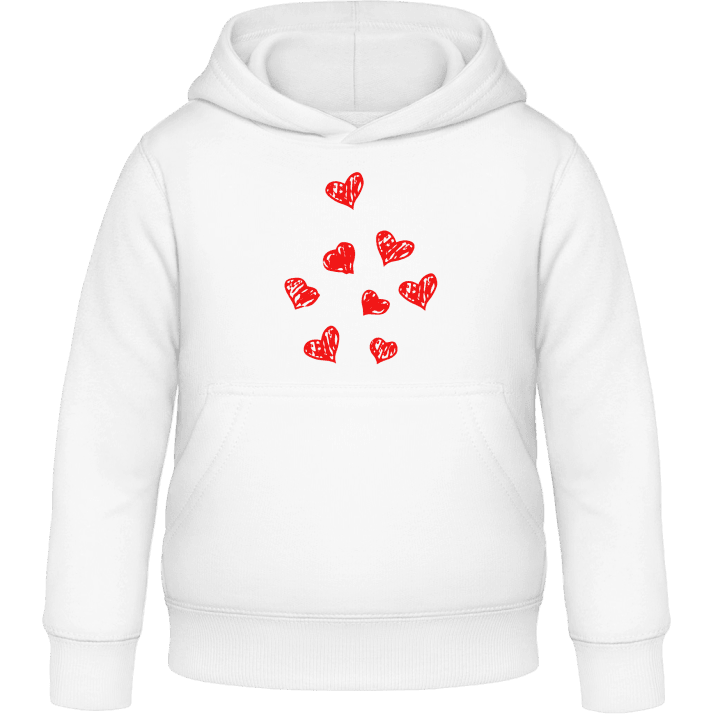 Hearts Drawing Barn Hoodie contain pic