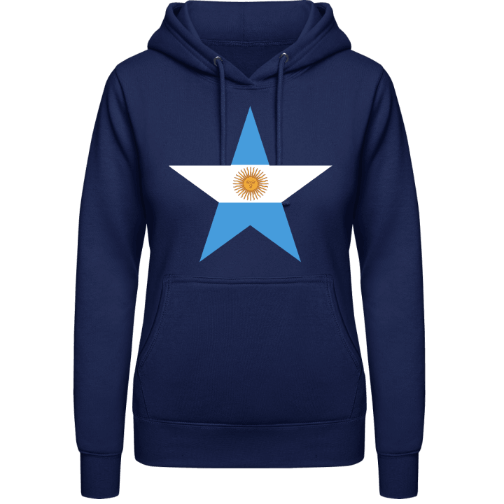 Argentinian Star Vrouwen Hoodie contain pic