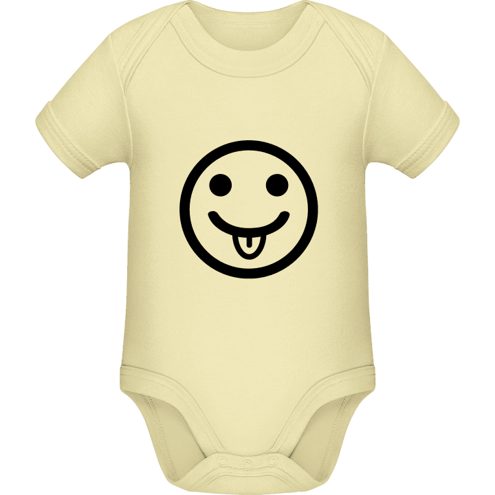 Cheeky Smiley Baby romper kostym contain pic