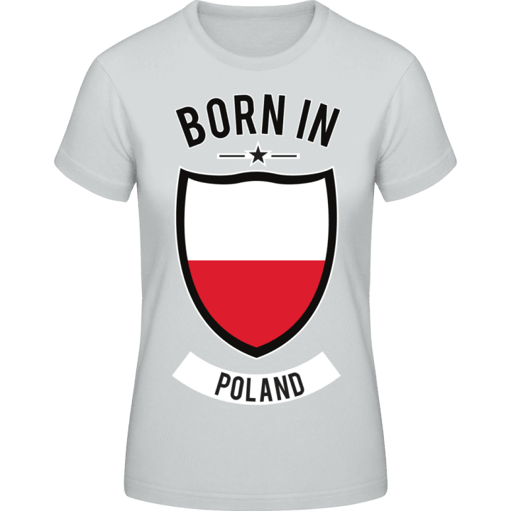Born in Poland T-shirt til kvinder 0 image