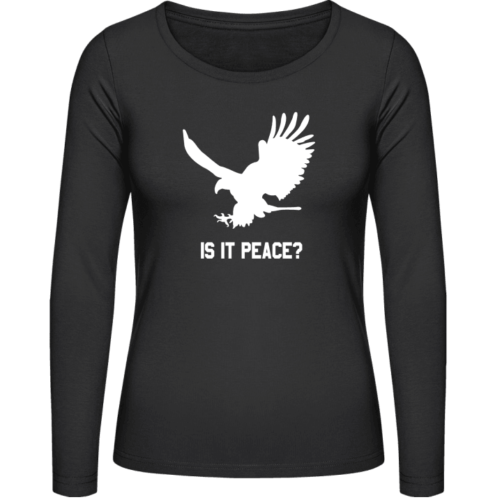 Eagle Of Peace Frauen Langarmshirt contain pic