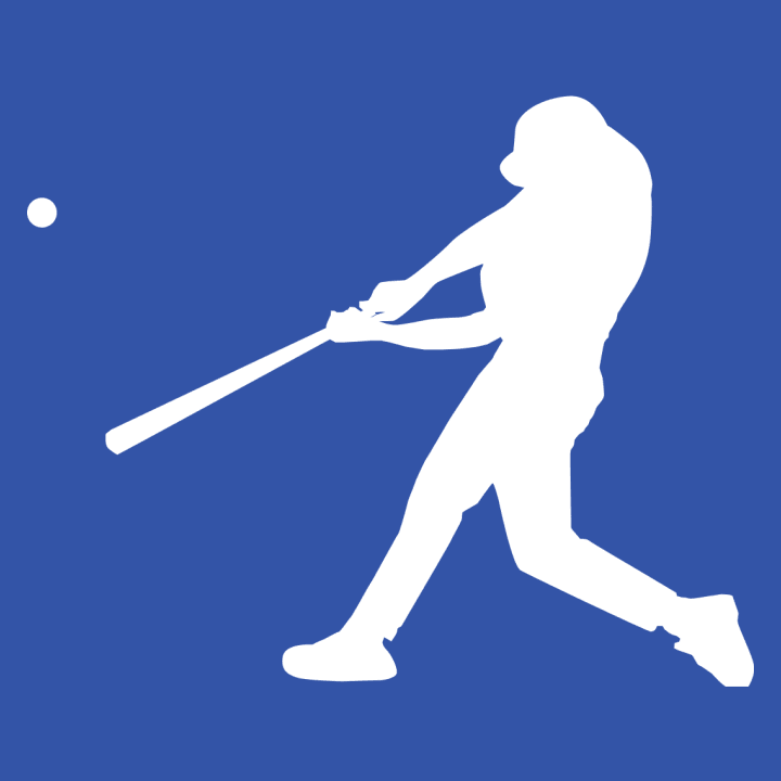 Baseball Player Silhouette Frauen Langarmshirt 0 image