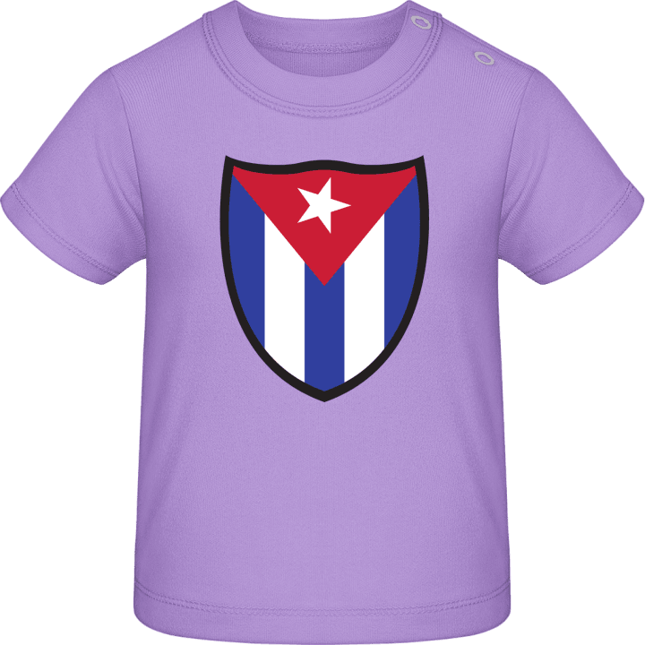 Cuba Flag Shield T-shirt för bebisar contain pic