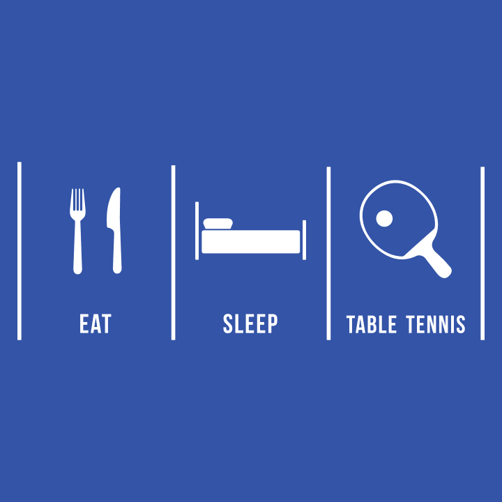 Eat Sleep Table Tennis T-shirt à manches longues pour femmes 0 image