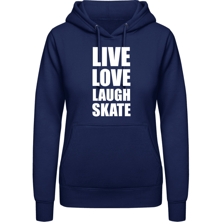 Live Love Laugh Skate Hoodie för kvinnor contain pic