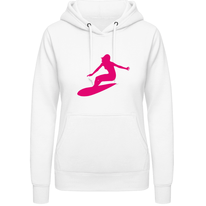 Surfer Girl Vrouwen Hoodie contain pic
