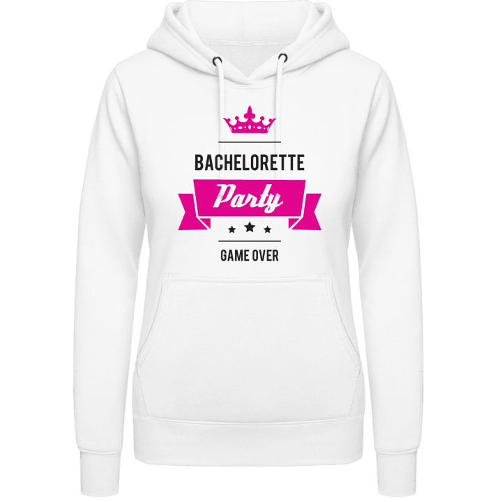 Bachelorette Party Game Over Vrouwen Hoodie contain pic