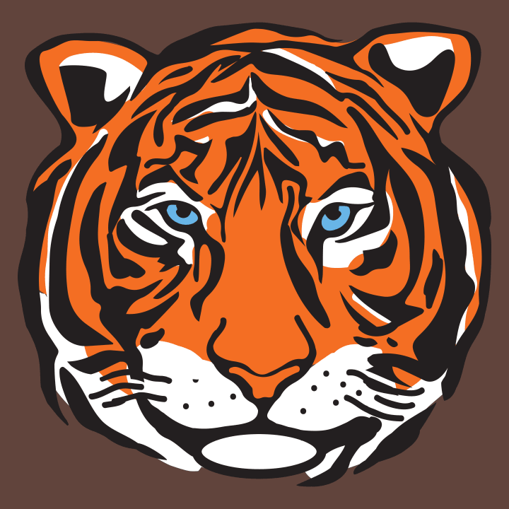 Tiger Face T-skjorte 0 image