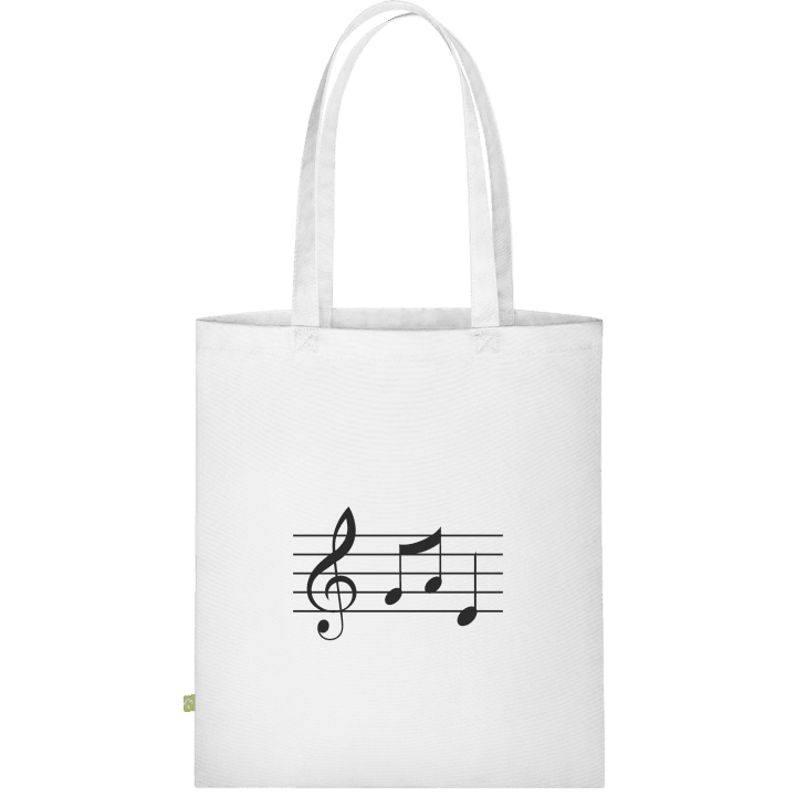 Music Notes Classic Väska av tyg contain pic