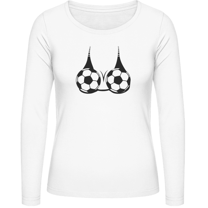 Football Boobs Langermet skjorte for kvinner contain pic