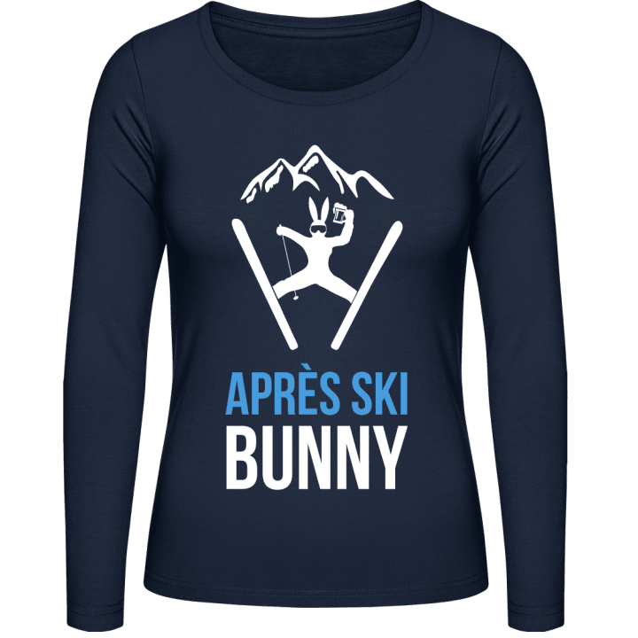 Après Ski Bunny Kvinnor långärmad skjorta contain pic