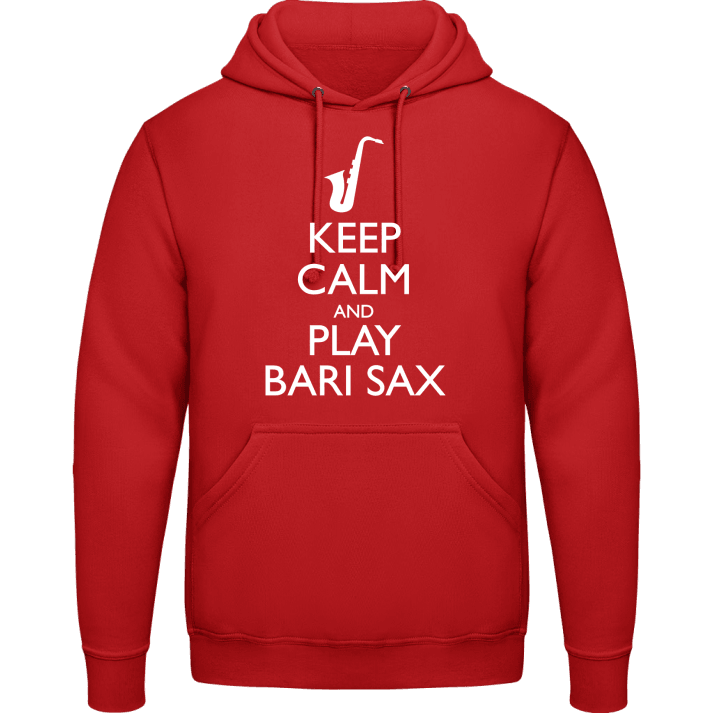Keep Calm And Play Bari Sax Huvtröja contain pic