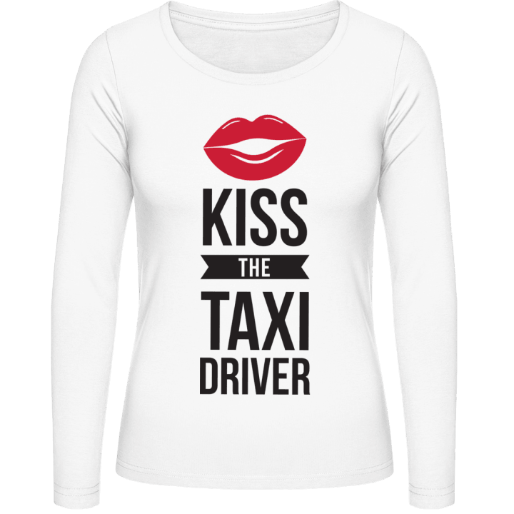 Kiss The Taxi Driver Langermet skjorte for kvinner contain pic