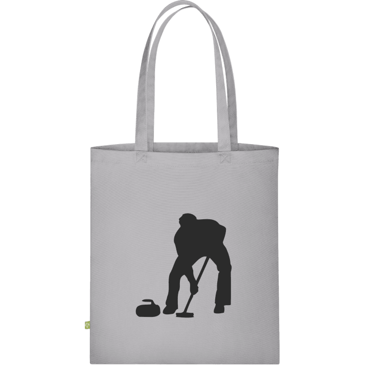 Curling Silhouette Stofftasche contain pic