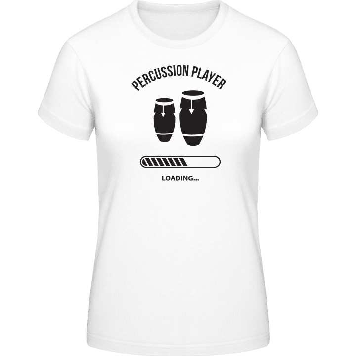 Percussion Player Loading Frauen T-Shirt contain pic