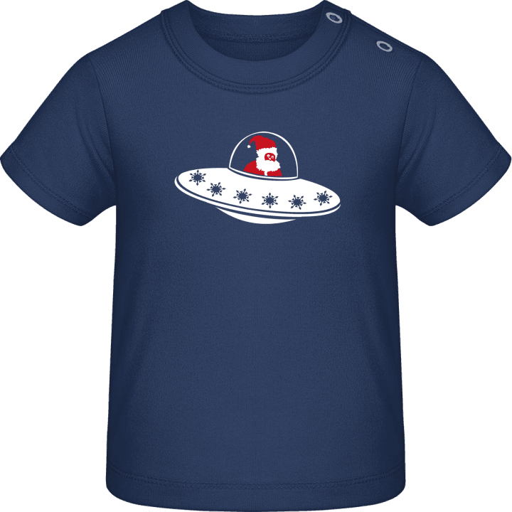 Santa Spaceship Baby T-Shirt 0 image