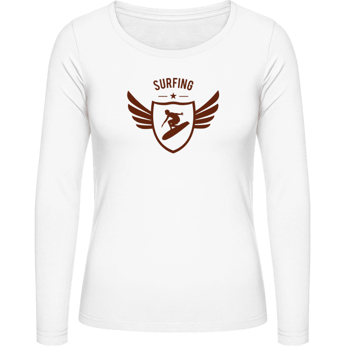 Surfing Winged Women long Sleeve Shirt contain pic