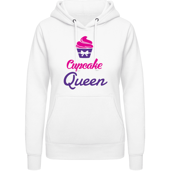 Cupcake Queen Logo Sudadera con capucha para mujer contain pic