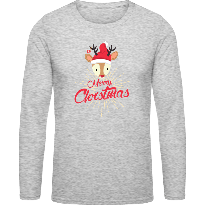 Merry Christmas Rudolph Long Sleeve Shirt 0 image
