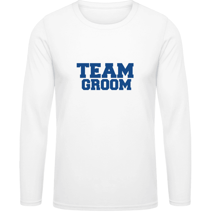 The Team Groom Long Sleeve Shirt contain pic