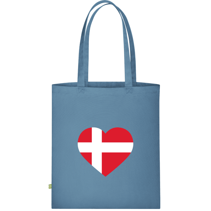 Denmark Heart Bolsa de tela contain pic