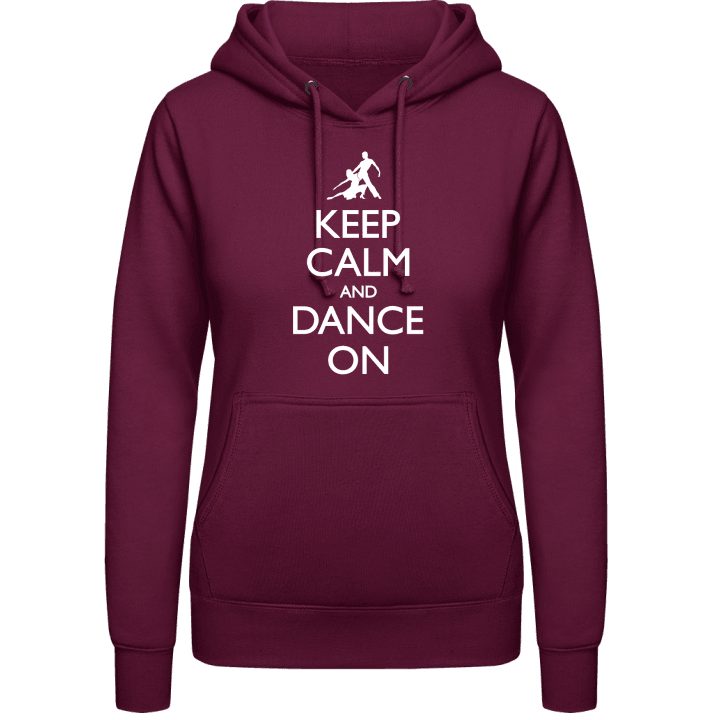 Keep Calm and Dance Latino Sweat à capuche pour femme contain pic