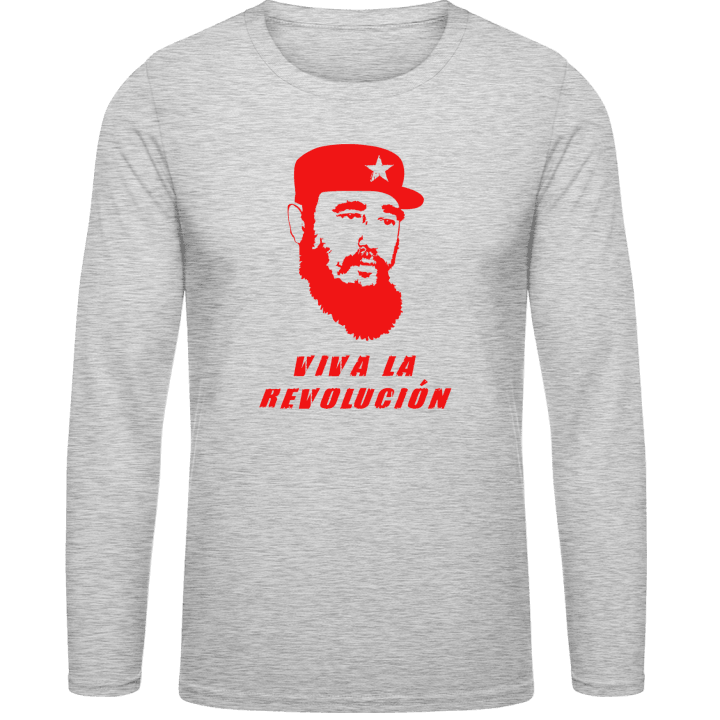 Fidel Castro Revolution Camicia a maniche lunghe contain pic