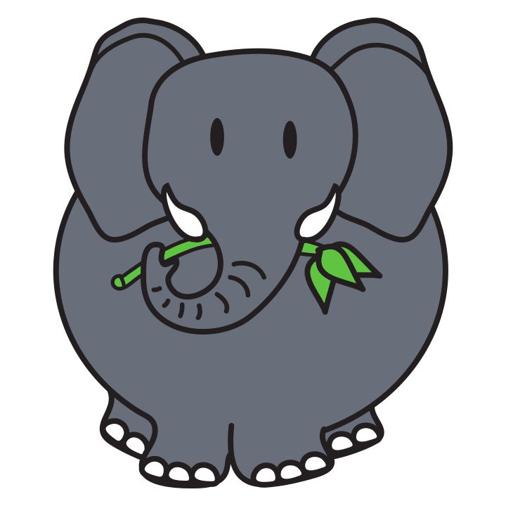 Elephant Eating Camiseta infantil 0 image