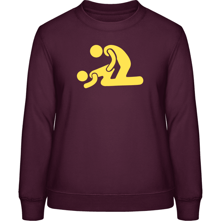Doggy Style Position Vrouwen Sweatshirt contain pic