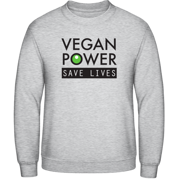 Vegan Power Save Lives Sweatshirt 0 image