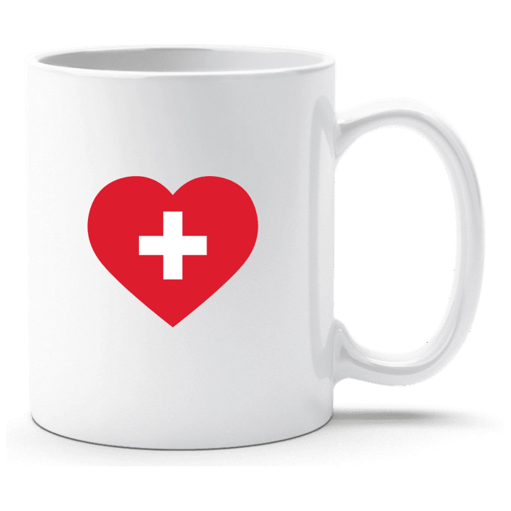 Switzerland Heart Flag Coppa contain pic