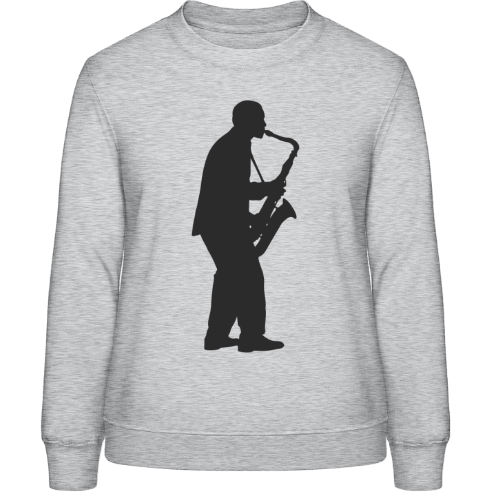 Saxofonist Sweatshirt för kvinnor contain pic