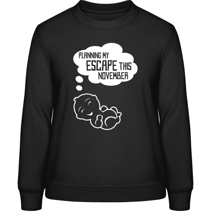 Planning My Escape This November Sweat-shirt pour femme 0 image