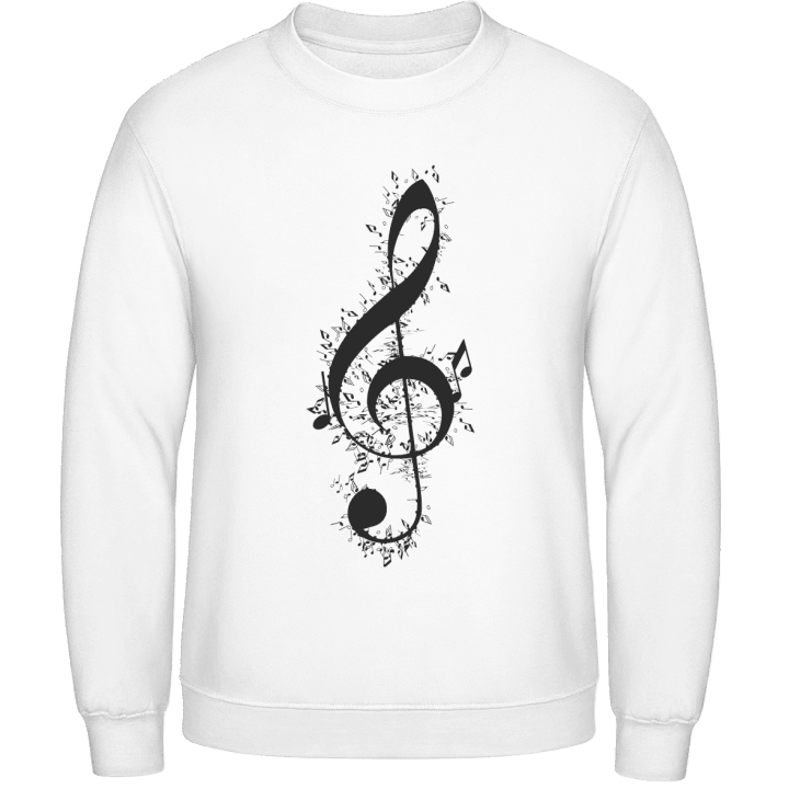Stylish Music Note Sweatshirt 0 image