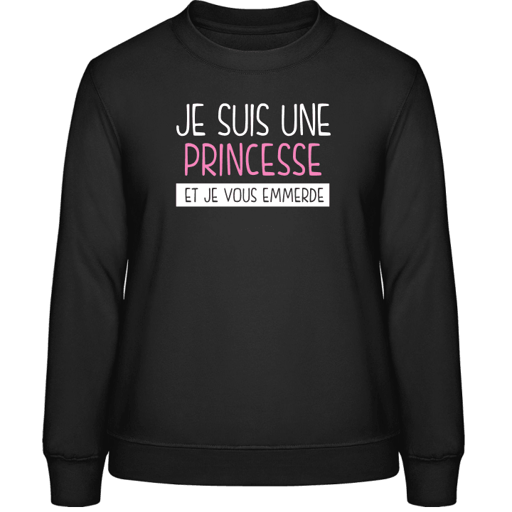 Une Princesse Frauen Sweatshirt contain pic
