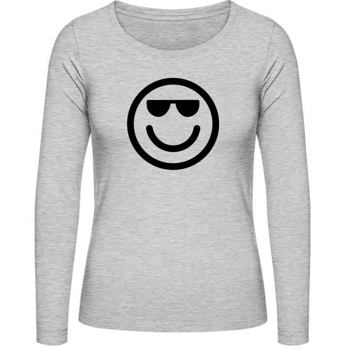 SWAG Smiley Langermet skjorte for kvinner contain pic