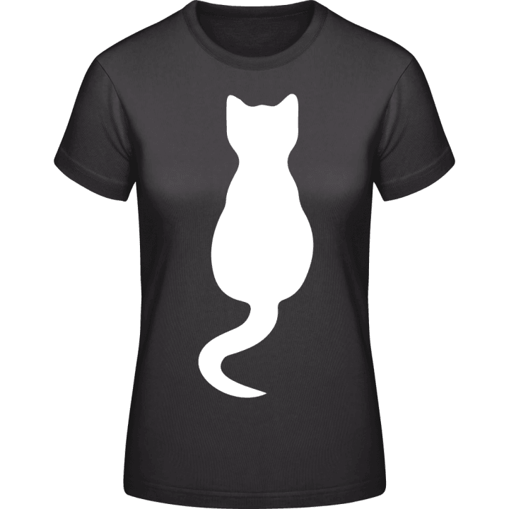 Cat Silhouette T-skjorte for kvinner 0 image