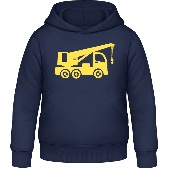 Crane Truck Felpa con cappuccio per bambini contain pic