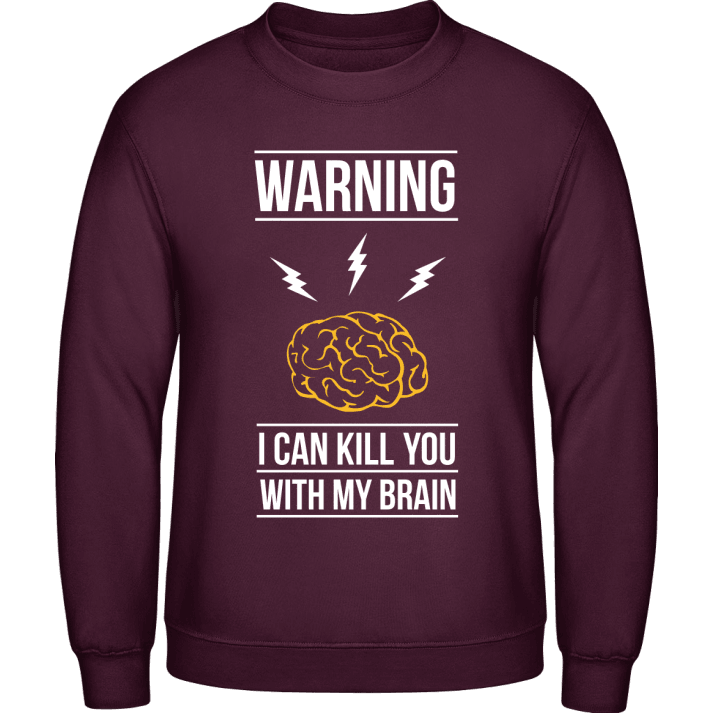 I Can Kill You With My Brain Sweatshirt contain pic