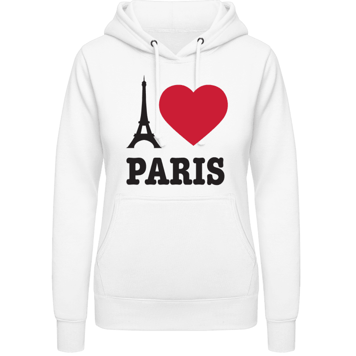 I Love Paris Eiffel Tower Hoodie för kvinnor contain pic