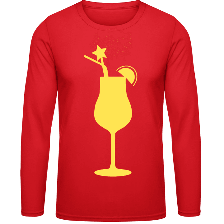 Cocktail Silhouette Long Sleeve Shirt contain pic