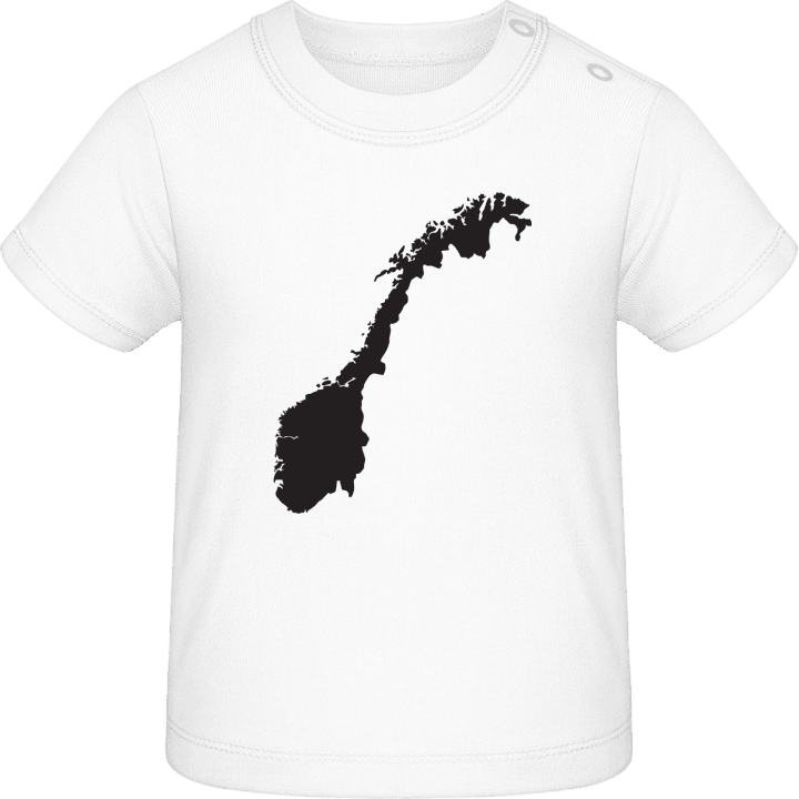 Norwegen Map Baby T-Shirt contain pic