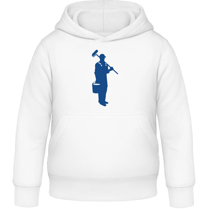 Painter Silhouette Kids Hoodie contain pic