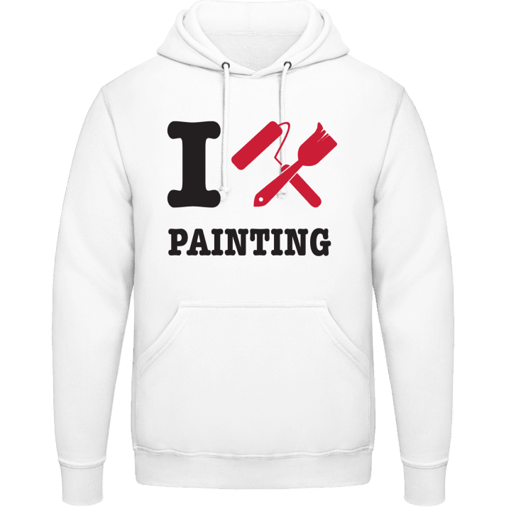 I Love Painting Sweat à capuche contain pic