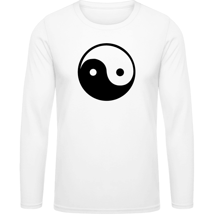 Yin and Yang Symbol T-shirt à manches longues contain pic