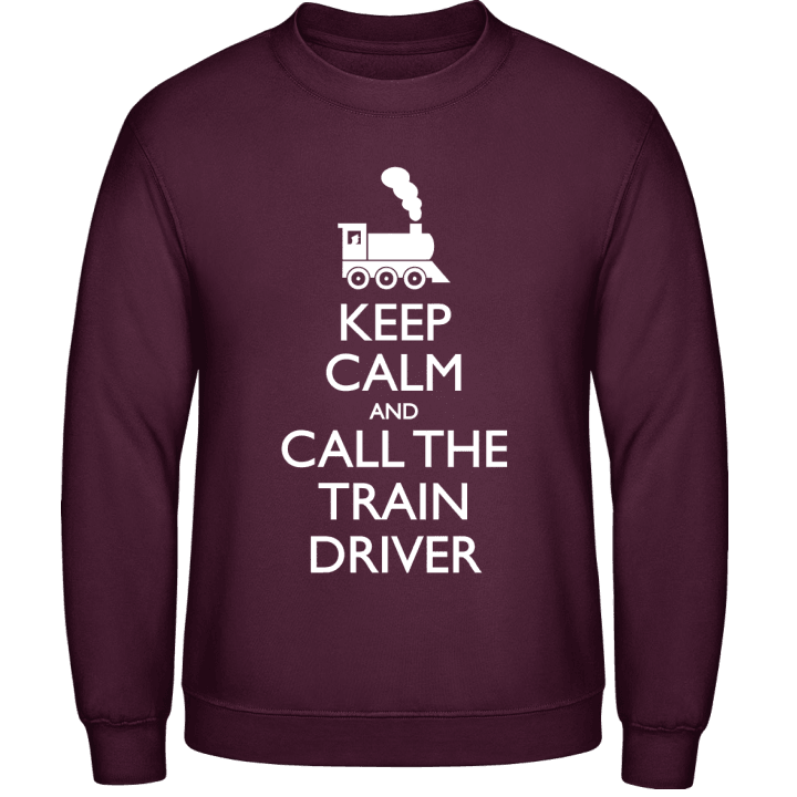Keep Calm And Call The Train Driver Felpa contain pic