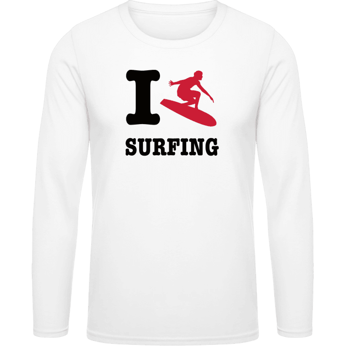 I Love Surfing Långärmad skjorta contain pic